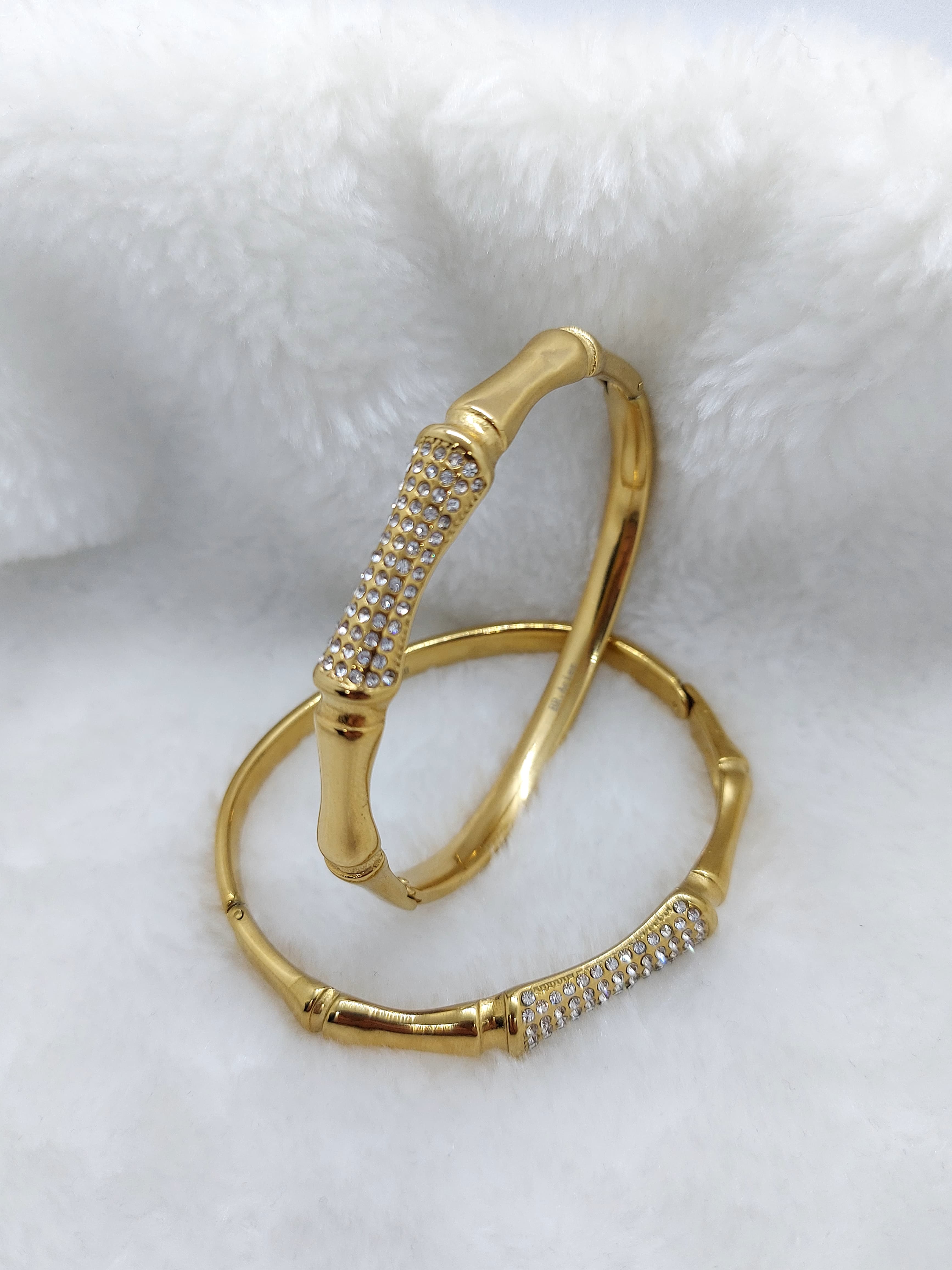 Bracelet bambou avec perles 