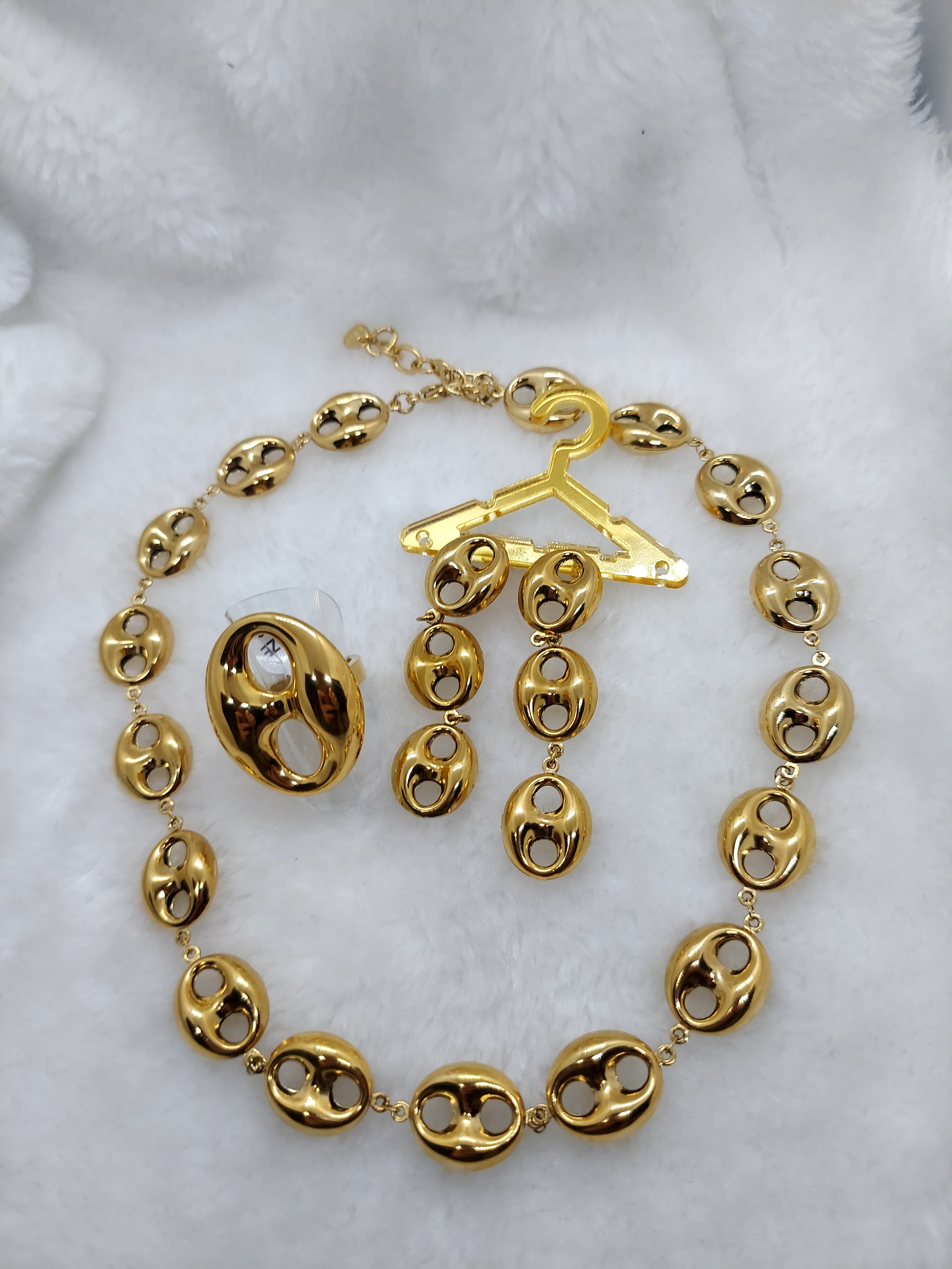 Parure graines de café