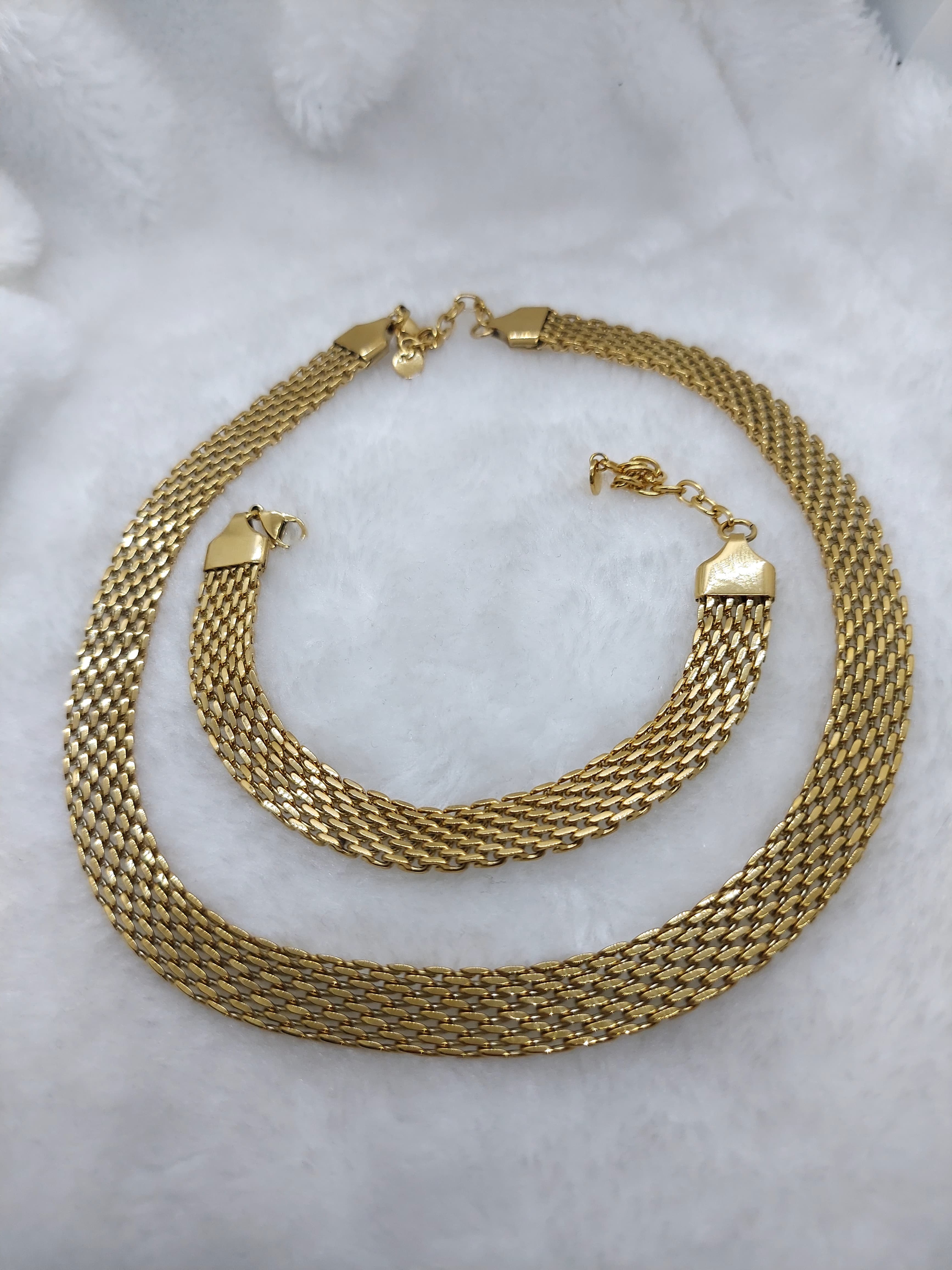 Parure mailles paillasson