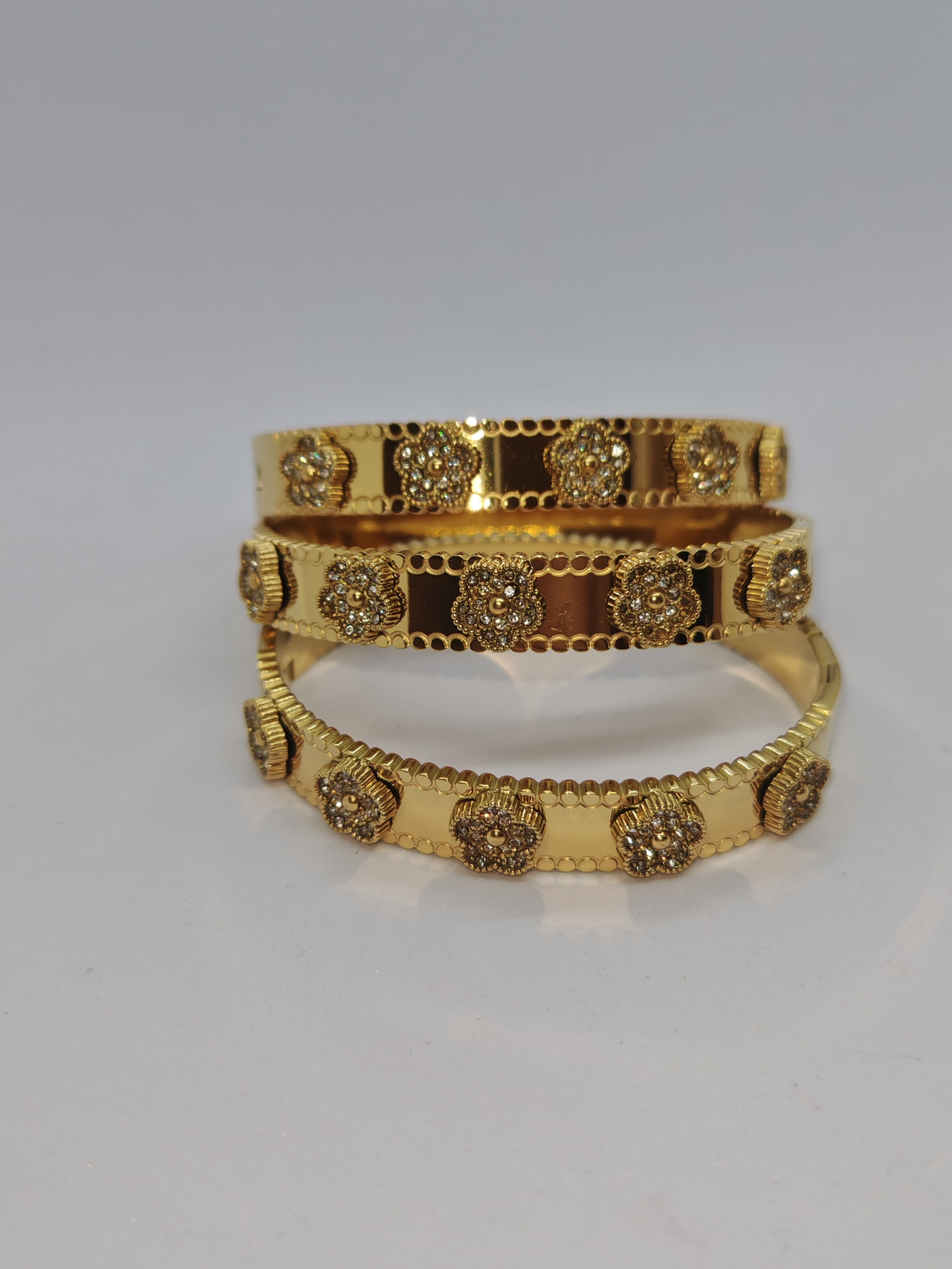 bracelets fleur brillante - product image