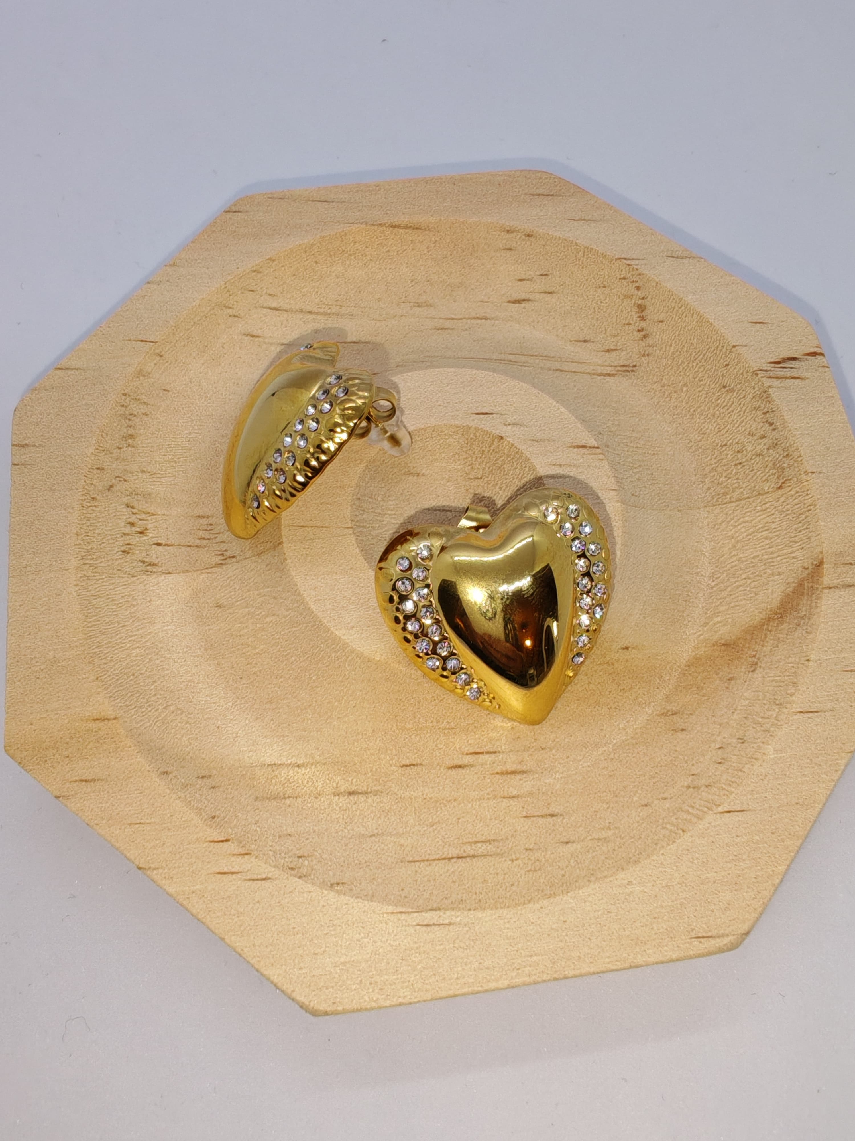 Boucle d'oreille coeur