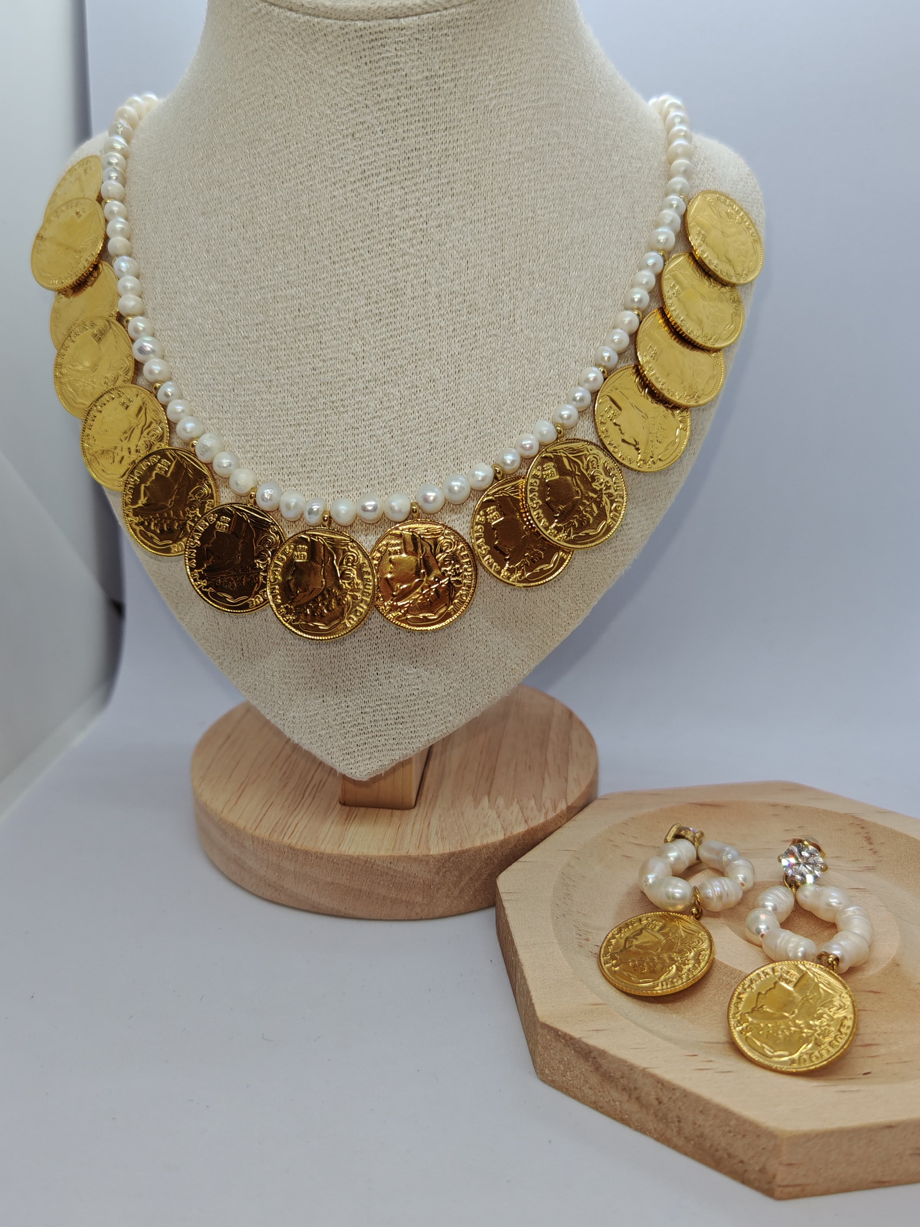 Perle d'eau douce parure - product image