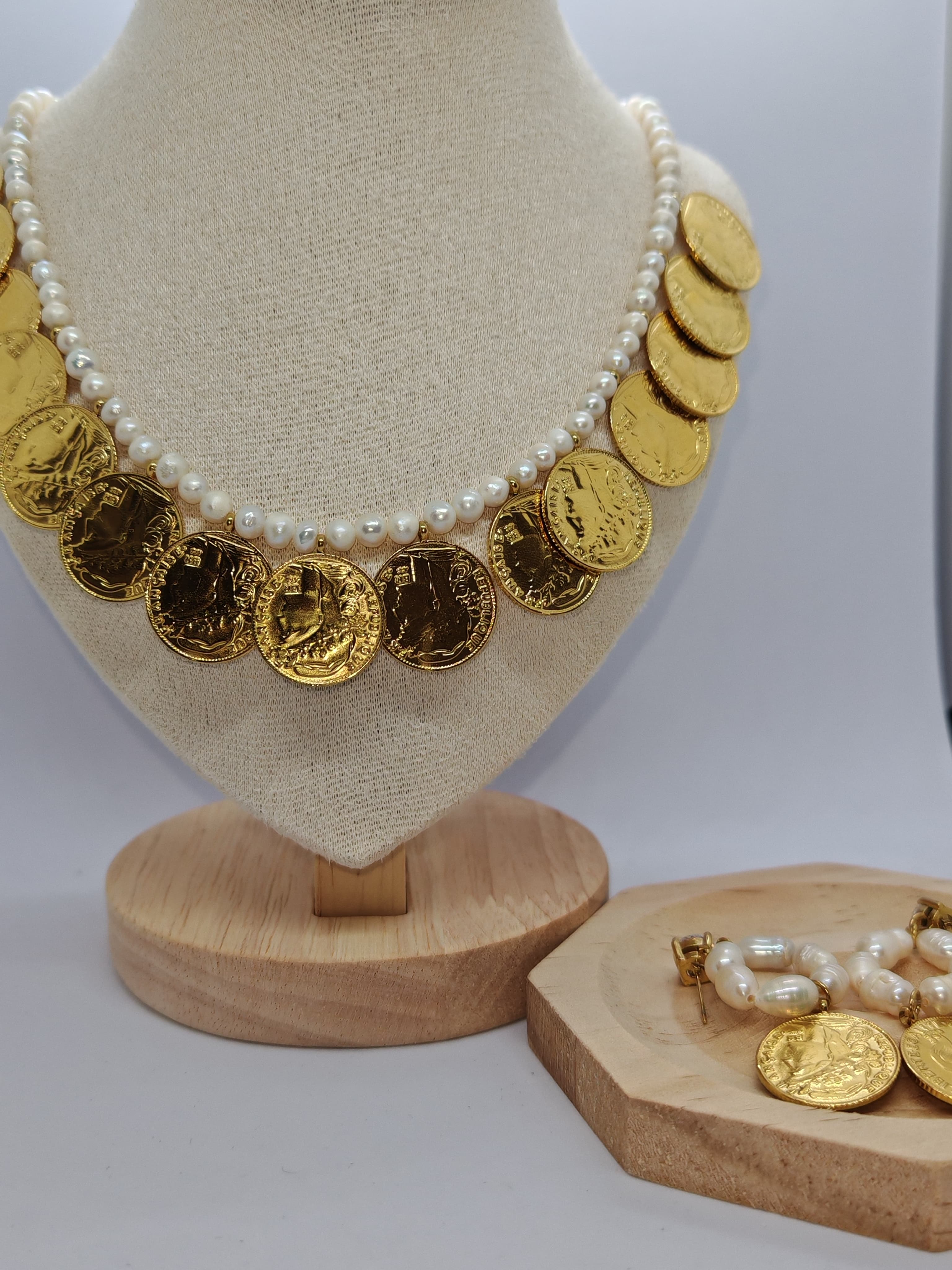 Perle d'eau douce parure - product image