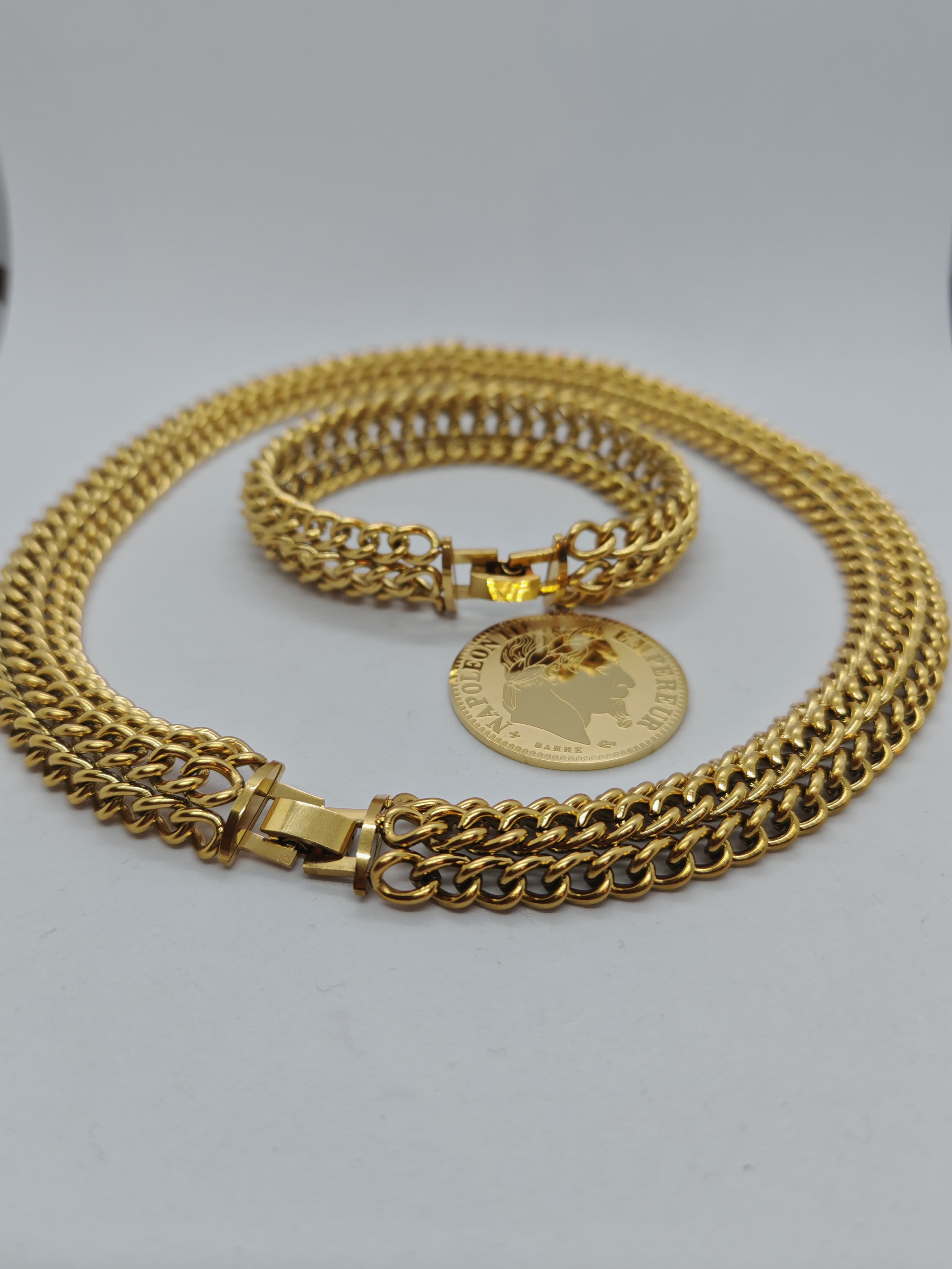 collier et bague americain louize