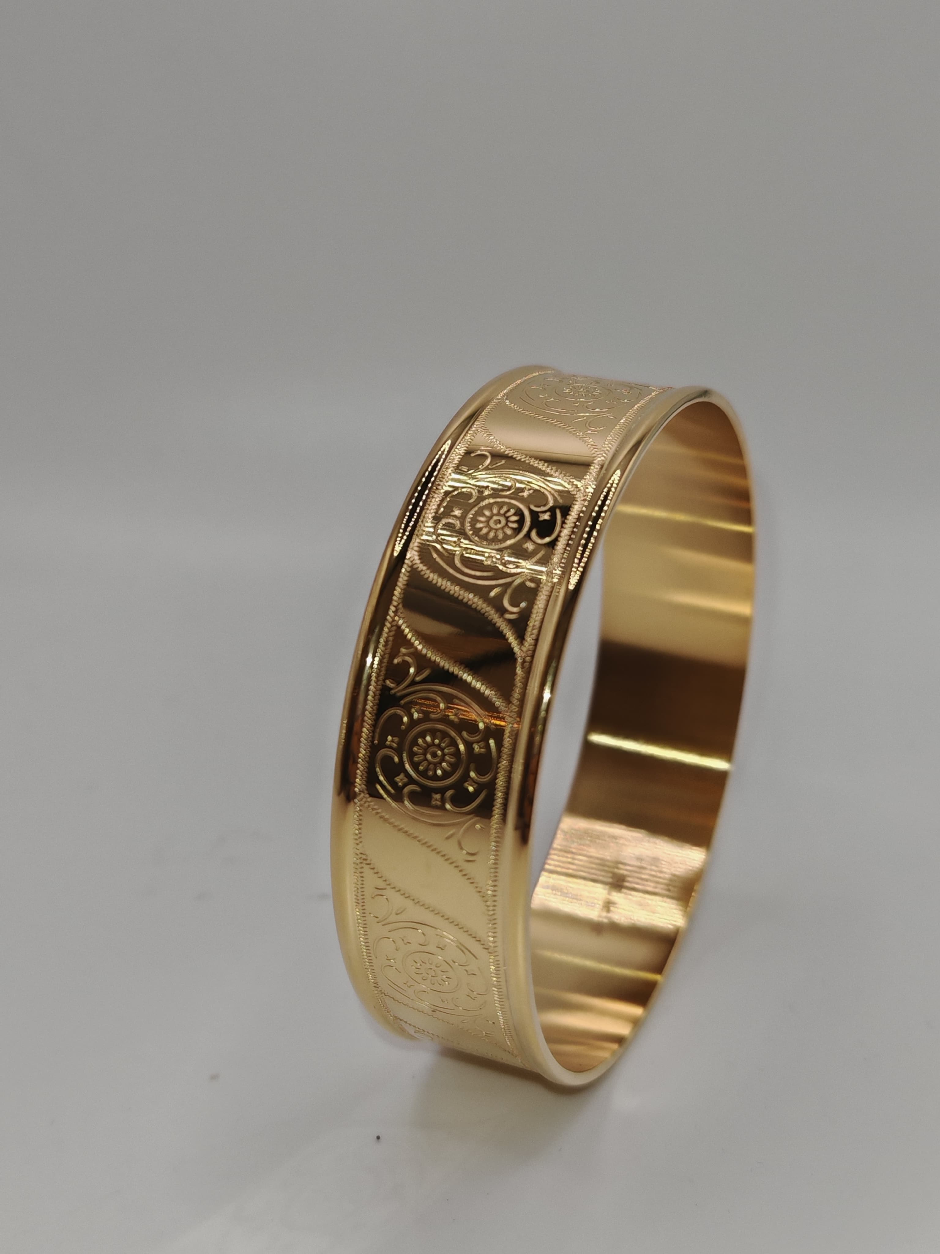 2 BRACELETS GROS LISSE MOTIF - product image