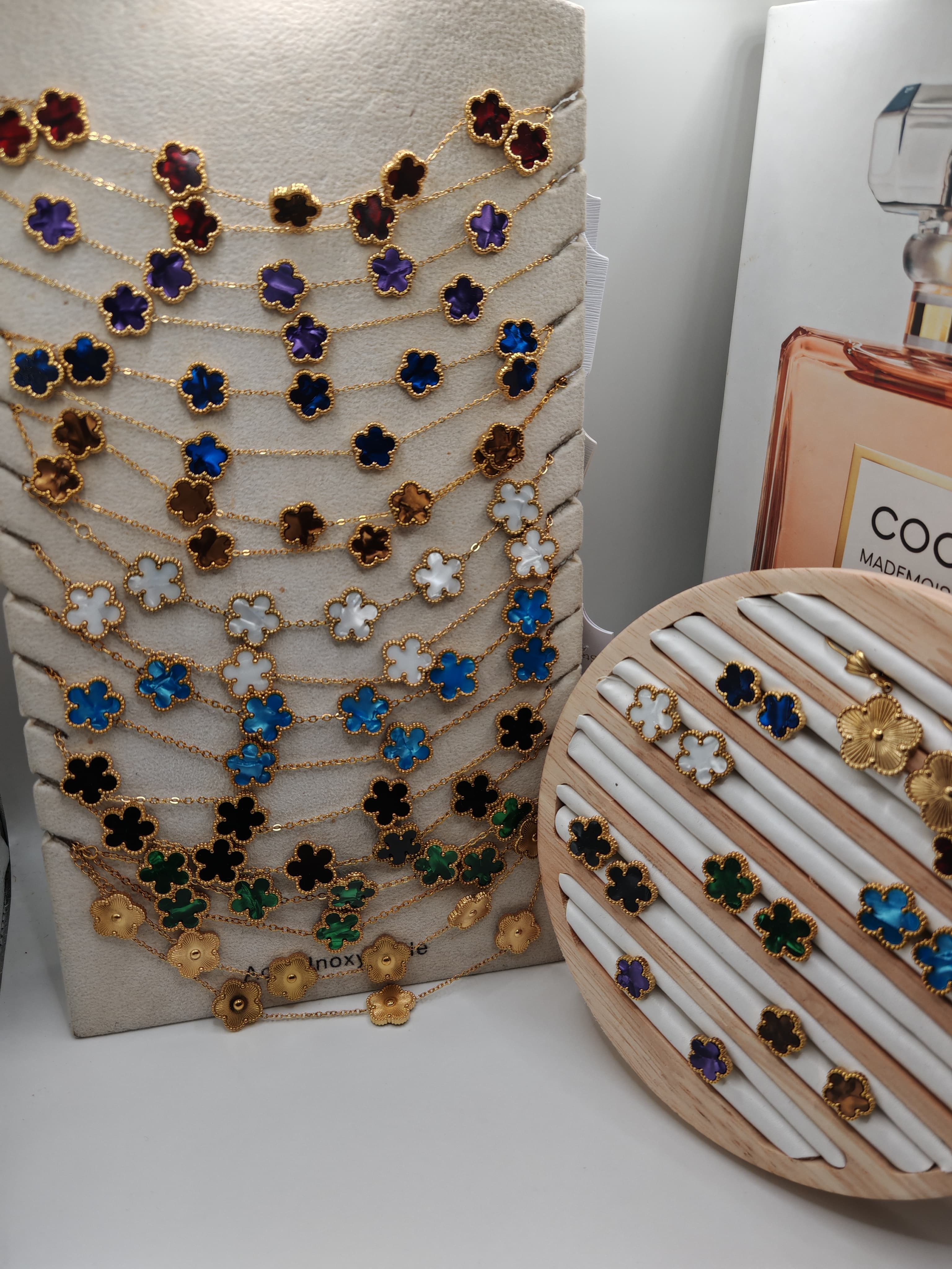 PARRURE FLEUR COULEUR