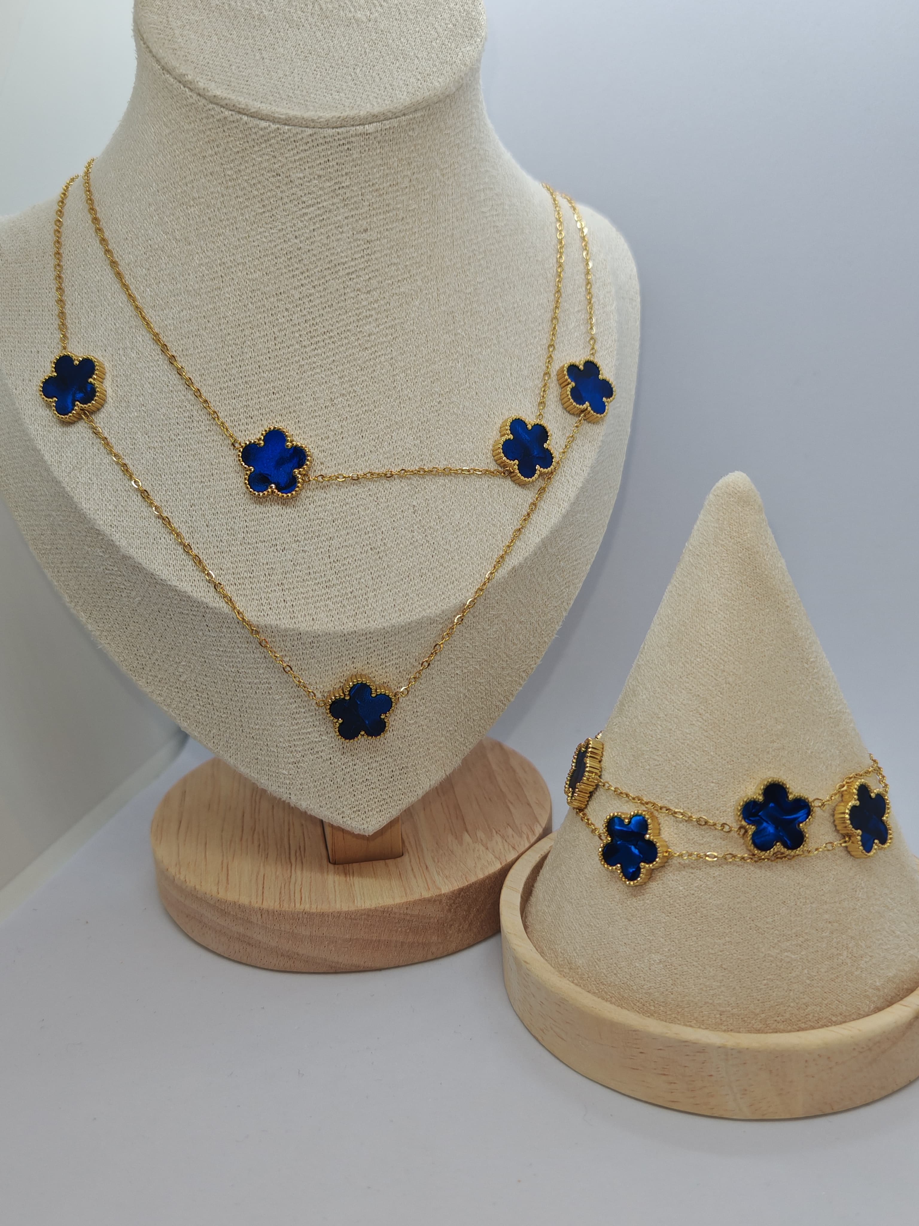 parure fleur plusieurs couleur